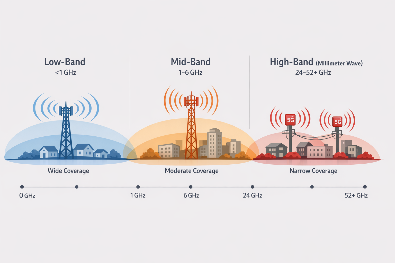 Spettro delle frequenze 5G